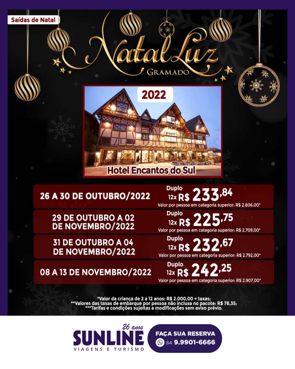 Natal Luz Gramado 2022 - Sunline